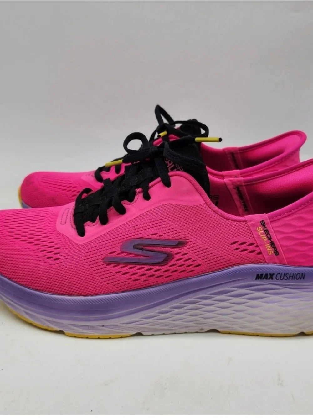 Skechers Slip-ins Max Cushioning Elite 2.0 Running Shoes Women's 9 Pink Purple
